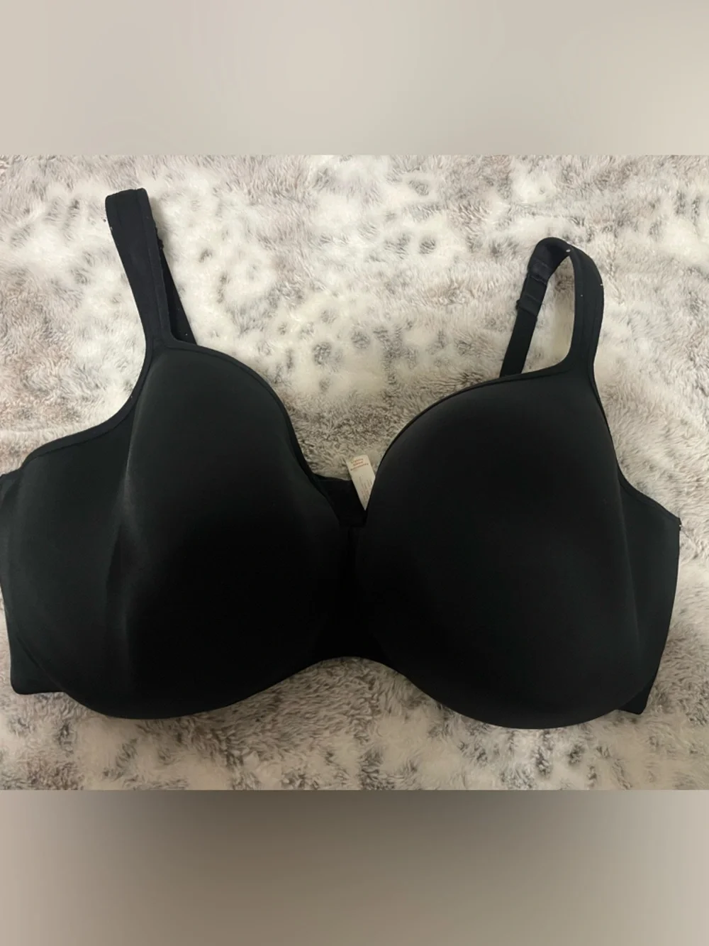 Cacique Lightly Lined Balconette Black Bra-44G - Picture 2 of 7